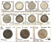 Deutsche Münzen bis 1871
11 Taler/Gulden des 17.-19. Jh. Emden, Hamburg, Hessen, Lippe, Oldenburg, Baden, Deutscher Orden, Salzburg, Frankfurt. Besic...