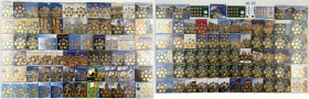 Deutsche Münzen ab 1871
Interessante Sammlung von 149 deutschen Kursmünzensätzen aus 2001 bis 2007 in privaten Blistern zu div. Anlässen (teils gerin...