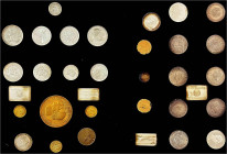 Deutsche Münzen ab 1871
Abschiedskollektionen "130 Jahre Deutsche Mark" und "Deutsche Taler 1800-1871", verausgabt 2000 in der staatl. Münze Hamburg....