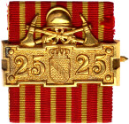 Deutschland
Deutsche Länder, bis 1918
Baden: Feuerwehr-Ehrenzeichen (Schnalle) für 25 Jahre Dienst. vorzüglich. OEK 245.
