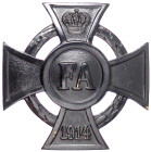 Deutschland
Deutsche Länder, bis 1918
Oldenburg: Friedrich-August-Kreuz 1. Klasse. vorzüglich, zaponiert. OEK 1562.