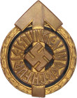 Deutschland
Drittes Reich, 1933-1945
Führer-Sportabzeichen der HJ, RZM M1/101, mit Verleihungsnummer 202. vorzüglich, kl. Kratzer. OEK 3643.