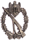 Deutschland
Drittes Reich, 1933-1945
Infanterie-Sturmabzeichen in Silber, Ausführung Zink hohl. vorzüglich. Niemann 7.06.02.