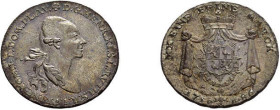 Reuss-ältere Linie zu Obergreiz, 1/2 Taler 1786, Heinrich XI., Schmidt/Knab 255, kräftige Patina, sehr schön bis vorzüglich. Bedingung: *