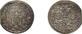 Weissenburg, 12 Kreuzer 1626. Mit Titel Kaiser Ferdinand II. Engel/Lehr 32, Zainende, fast vorzüglich. Bedingung: *