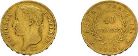 40 Francs 1812, Napoleon I., A (Paris). Fb. 505, Gadoury 1084, sehr schön.