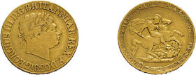 1 Sovereign 1820, George III., Fb. 371, schön bis sehr schön.