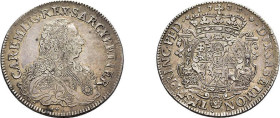 Savoyen, Scudo Vecchio da 5 Lire 1733, Carlo Emmanuaele III., Turin. Biaggi 791, CNI 11/15, Dav. 1493, sehr schön. Bedingung: *