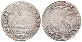 Baltikum, Litauen, Sigismund II. August von Polen 1545-1572, Groschen 1567, Tykocin. 1,93 g. Kop. 3286 (R1). Leichte Prägeschwäche, sehr schön