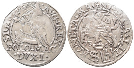 Baltikum, Litauen, Sigismund II. August von Polen 1545-1572, Groschen 1568, Vilnius. 1,96 g. Kop. 3287 (R1). Sehr schön-vorzüglich