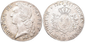 Frankreich, Louis XV. 1715-1774, Écu au bandeau 1767 D, Lyon. 29,46 g. Dav. 1331. Attraktives Exemplar. Winz. Schrötlingsfehler am Rand, min. justiert...