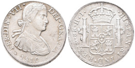Mexiko, Ferdinand VII. 1808-1821, 8 Reales 1810 HJ. 26,98 g. K/M 110. Justiert, sehr schön-vorzüglich