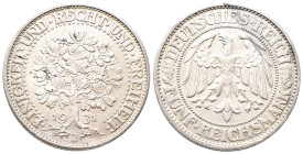 Weimarer Republik, 5 Reichsmark 1931 J. Eichbaum. J. 331. Sehr schön-vorzüglich