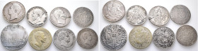 Altdeutschland, kl. Konvolut von Talern und einem 24 Mariengroschen-Stück. Außerdem enthalten: Schaumburg Lippe, 3 Mark 1911. Insgesamt: 8 Stück. Alle...