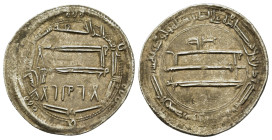 Abbasids. Temp. al-Ma’mun (AH 194-218 / AD 810-833). AR Dirham (23.8mm,2.8g). Al-Rafiqa, Dated AH [1]99. Citing Tahir. Album 223.4.