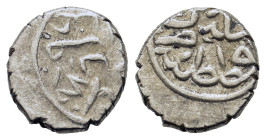 Ottoman Empire. Mehmed II (AH 855-886 / AD 1451-1481). AR Akce (10.4mm,0.9g), type C. Qustantiniya. Album 1308.3.