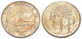 Italy, Firenze. Festa nazionale dell'unità 1988. AR (24mm,4.94g, 12h).