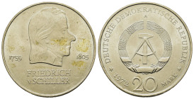Germany. Democratic Republic (1949-1990). 20 Marchi 1972 (33mm,15g).