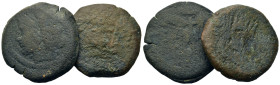 Lot of 2 Æ Greek coins, to be catalogued. Lot sold as is, no return.