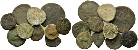 Lot of 10 Æ Greek coins, to be catalogued. Lot sold as is, no return.