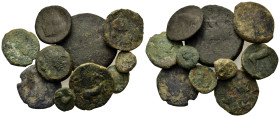 Lot of 10 Æ Greek coins, to be catalogued. Lot sold as is, no return.