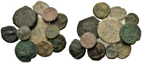 Lot of 10 Æ Greek coins, to be catalogued. Lot sold as is, no return.