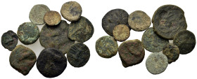 Lot of 10 Æ Greek coins, to be catalogued. Lot sold as is, no return.
