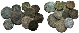 Lot of 10 Æ Greek coins, to be catalogued. Lot sold as is, no return.