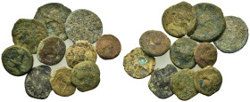 Lot of 10 Æ Greek coins, to be catalogued. Lot sold as is, no return.