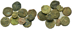 Lot of 10 Æ Greek coins, to be catalogued. Lot sold as is, no return.