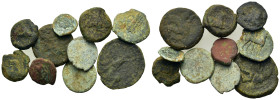 Lot of 10 Æ Greek coins, to be catalogued. Lot sold as is, no return.