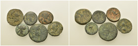 Lot of 6 Æ Greek coins, to be catalogued. Lot sold as is, no return.