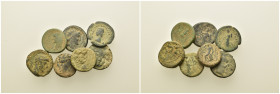 Lot of 7 Æ Greek coins, to be catalogued. Lot sold as is, no return.