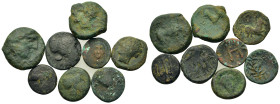 Lot of 8 Æ Greek coins, to be catalogued. Lot sold as is, no return.