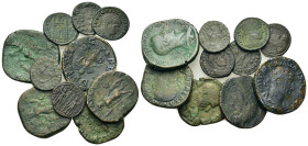 Lot of 10 Æ Roman Imperial coins, to be catalog. Lot sold as is, no return.