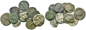 Lot of 10 Æ Roman Imperial coins, to be catalog. Lot sold as is, no return.