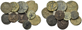Lot of 10 Æ Roman Imperial coins, to be cataloguedued. Lot sold as is, no return.