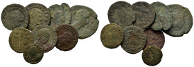 Lot of 8 Æ Roman Imperial coins, to be catalogued. Lot sold as is, no return.