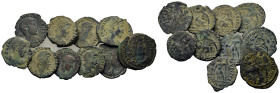 Lot of 10 Æ Roman Imperial coins, to be catalogued. Lot sold as is, no return.