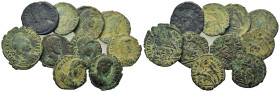 Lot of 10 Æ Roman Imperial coins, to be catalogued. Lot sold as is, no return.