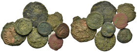 Lot of 8 Æ Roman Imperial coins, to be catalogued. Lot sold as is, no return.