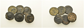 Lot of 6 Æ Roman Imperial coins, to be catalogued. Lot sold as is, no return.