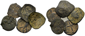 Lot of 5 mixed coins, to be catalogued. Lot sold as is, no return.