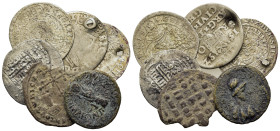 Lot of 6 mixed coins, to be catalogued. Lot sold as is, no return.