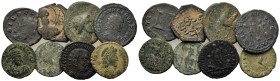 Lot of 8 mixed coins, to be cataloguedued. Lot sold as is, no return.