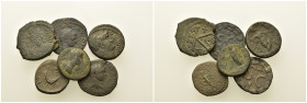 Lot of 6 Æ Ancient coins, to be catalogued. Lot sold as is, no return.