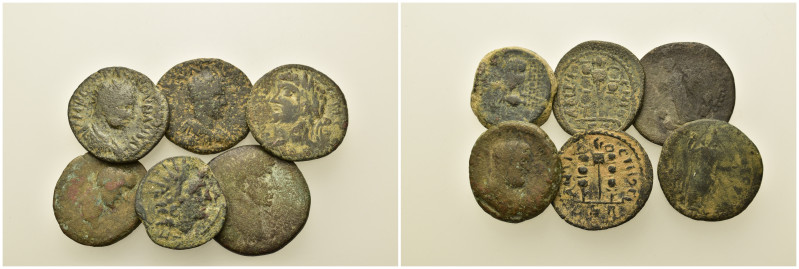 Lot of 6 Æ Ancient coins, to be catalogued. Lot sold as is, no return.