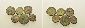 Lot of 6 Æ Ancient coins, to be catalogued. Lot sold as is, no return.