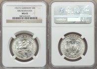 Weimar Republic "Bremerhaven" 3 Mark 1927-A MS65 NGC, Berlin mint, KM50. Gem mint-state example struck to commemorate the 100th anniversary of the est...