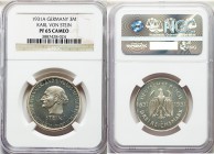 Weimar Republic Proof "Stein" 3 Mark 1931-A PR65 Cameo NGC, Berlin mint, KM73. Struck for the 100th Anniversary of the death of von Stein. 

HID098012...